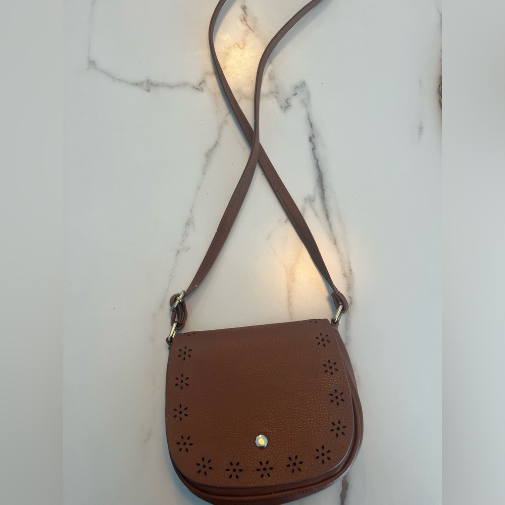 Dark brown crossbody bag